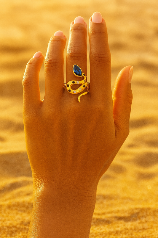 Bague Étoile Azurée