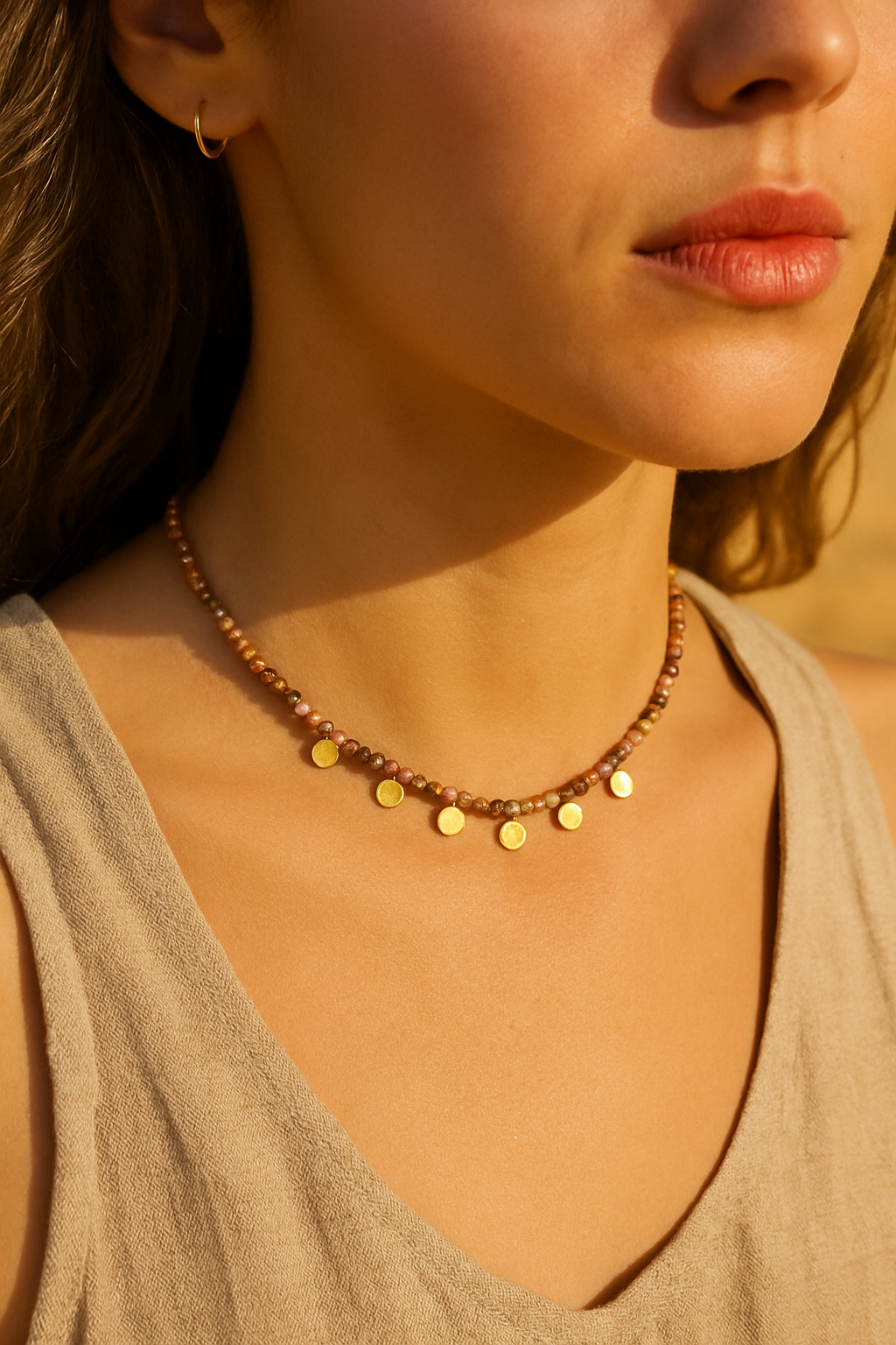 the Voile d’Aura Necklace