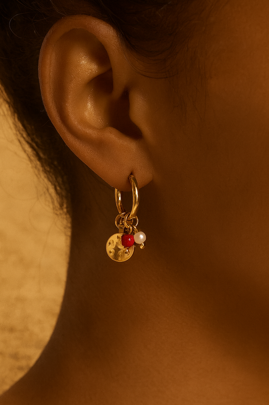 Boucles d’oreilles Orbes de Feu