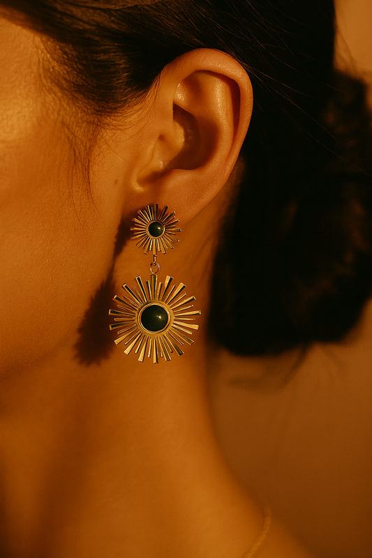 Boucles d’oreilles Gardien Obscur