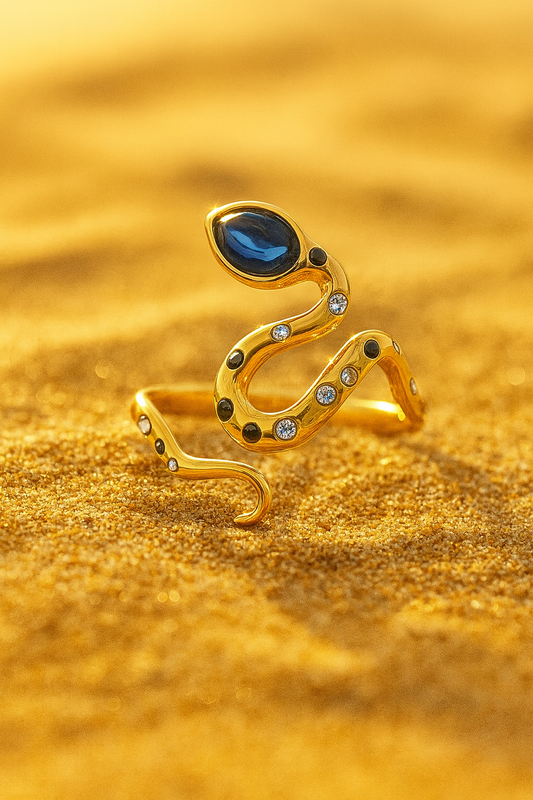 Bague Étoile Azurée